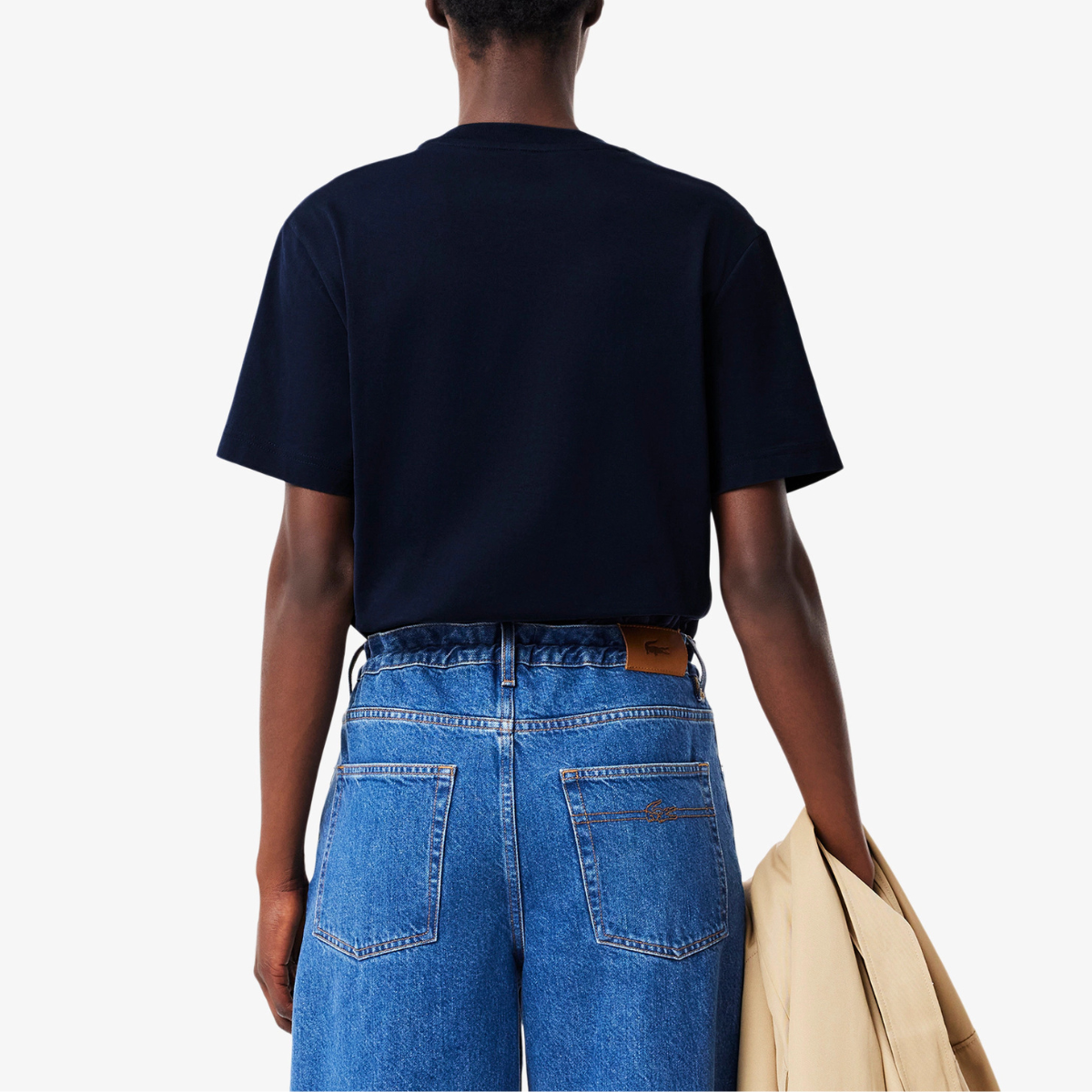 Lacoste T-Shirt in Cotone Donna TF7215 Blu Navy