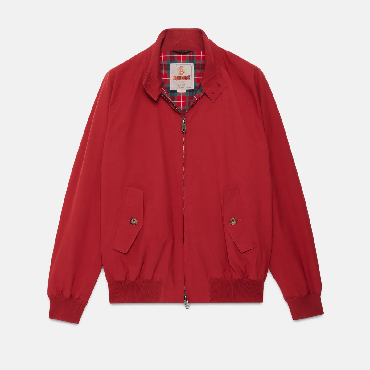 Baracuta Giacca in Cotone Uomo G9 Harrington Dark Red