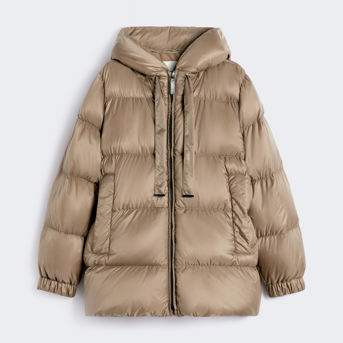 Max Mara Piumino in Tela Antigoccia Seia Donna Marrone