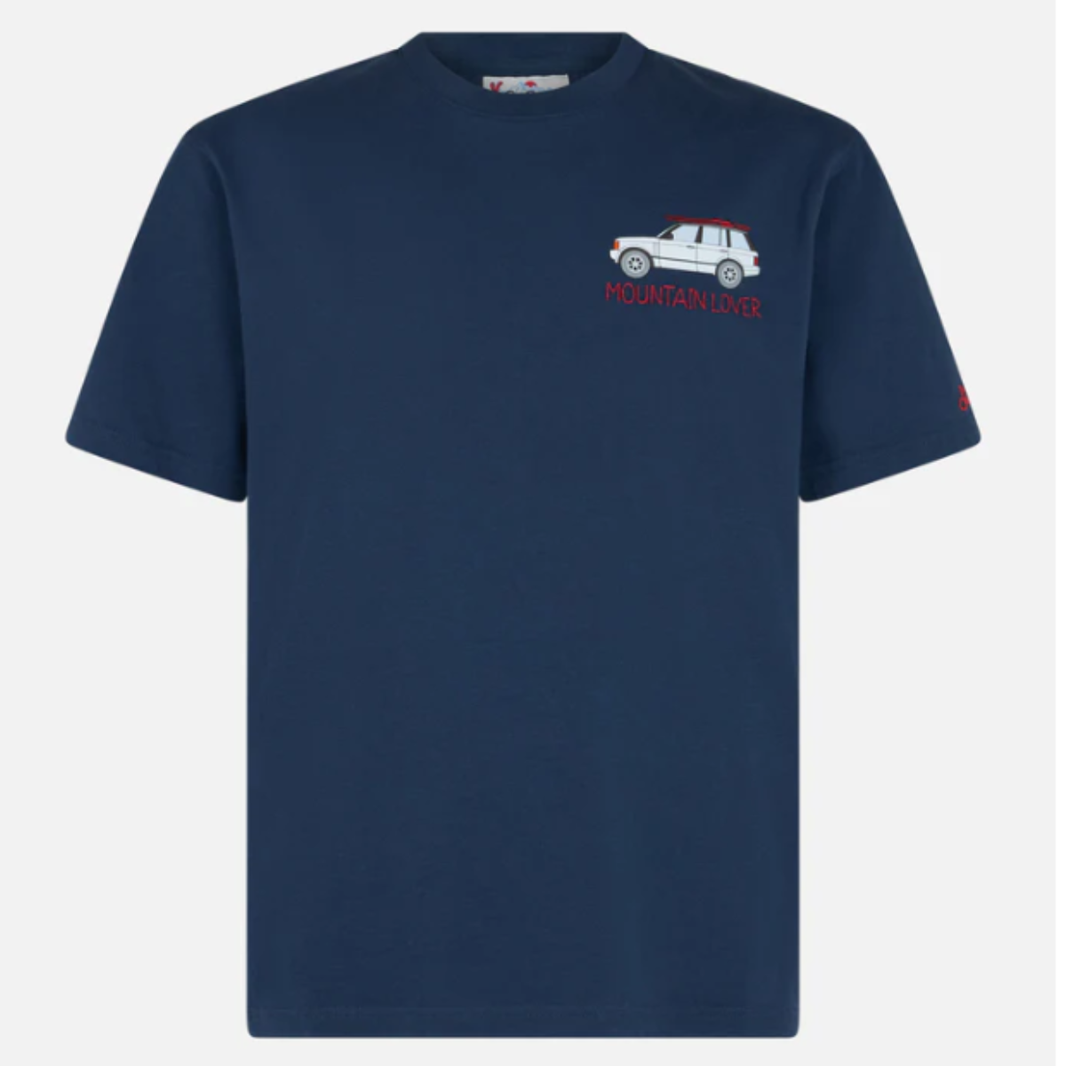 MC2 Saint Barth T-Shirt in Cotone Pesante Uomo Arnott Blu