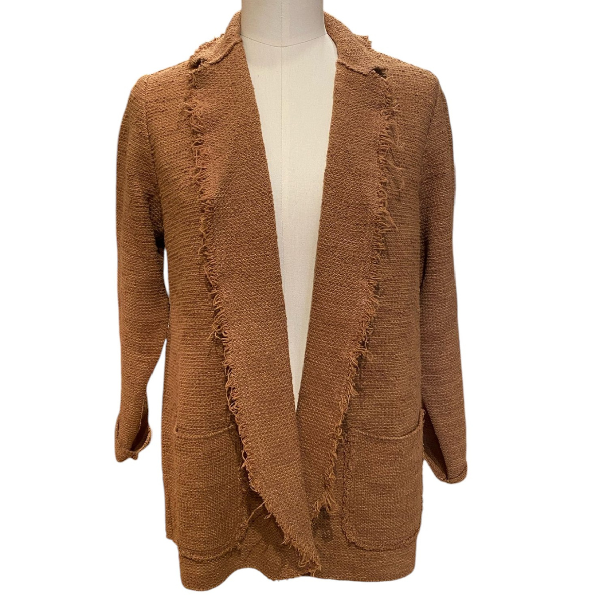Base Milano Giacca in Cotone Donna Cacao