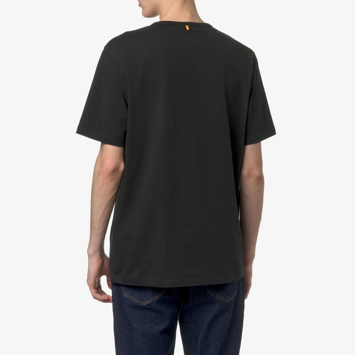 K-Way T-Shirt in Cotone Adame Uomo Nero