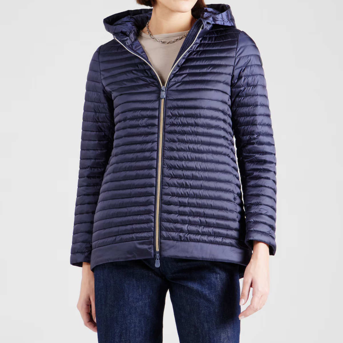 Save The Duck Giacca in Nylon Trapuntata Donna Alima Blue Black