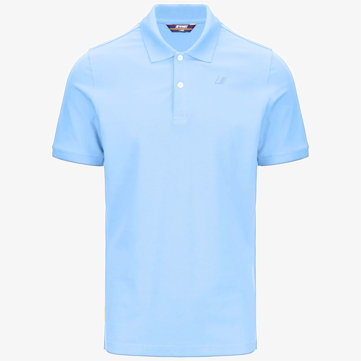 K-Way Polo in Cotone Pique' Uomo Amedee Blue Baby