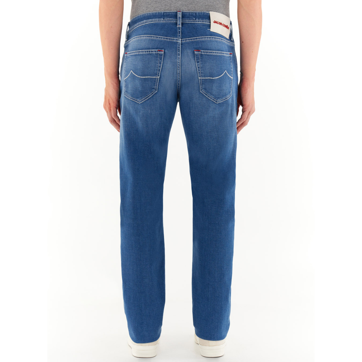 Jacob Cohën Jeans in Denim Stretch Uomo Bard Blu Medio