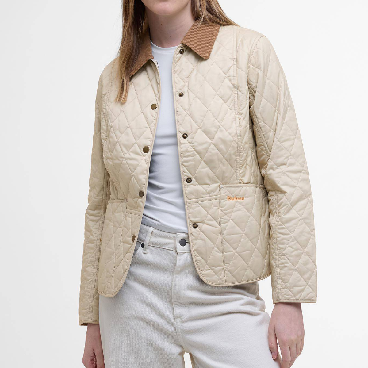 Barbour Giacca Trapuntata Summer Liddesdale Donna Panna