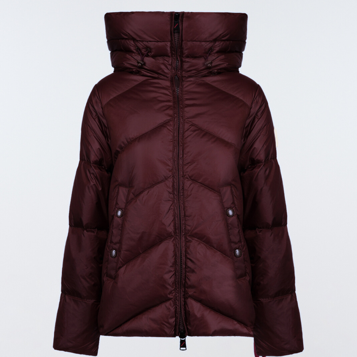 Afterlabel Piumino Corto Donna Helsinki Marrone Scuro