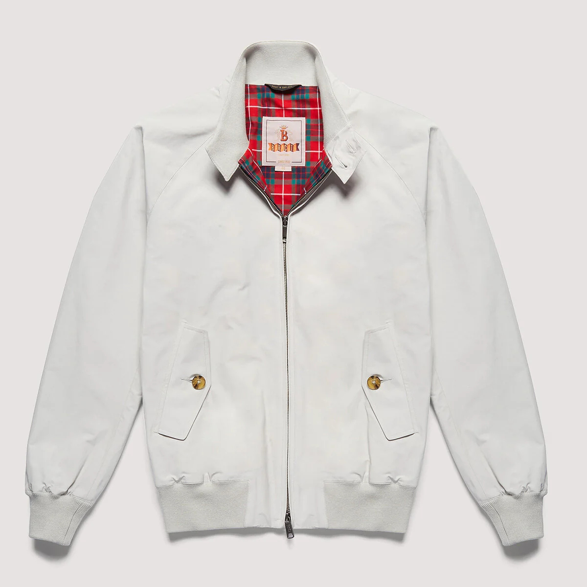 Baracuta Giacca in Cotone Uomo G9 Harrington Mist