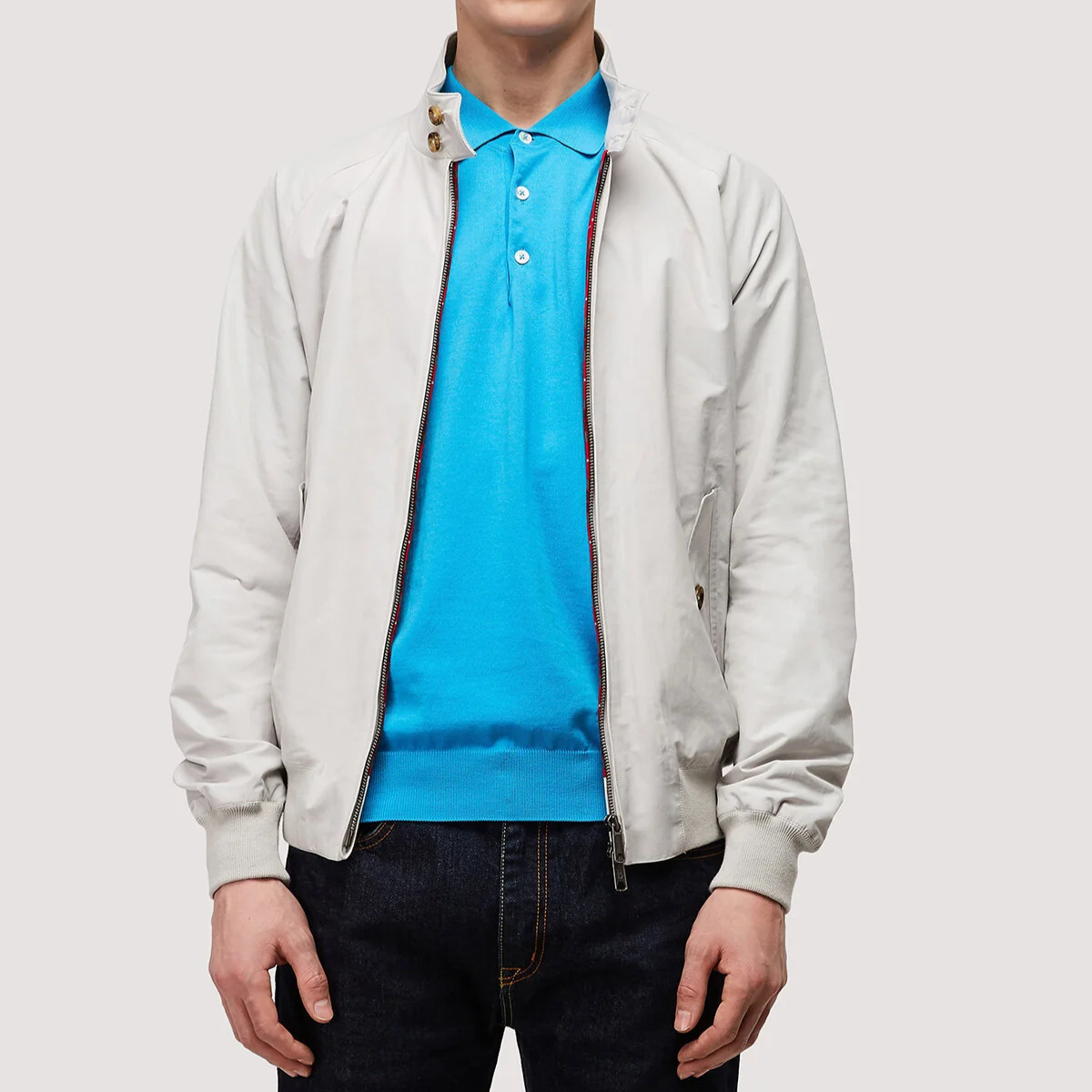 Baracuta Giacca in Cotone Uomo G9 Harrington Mist