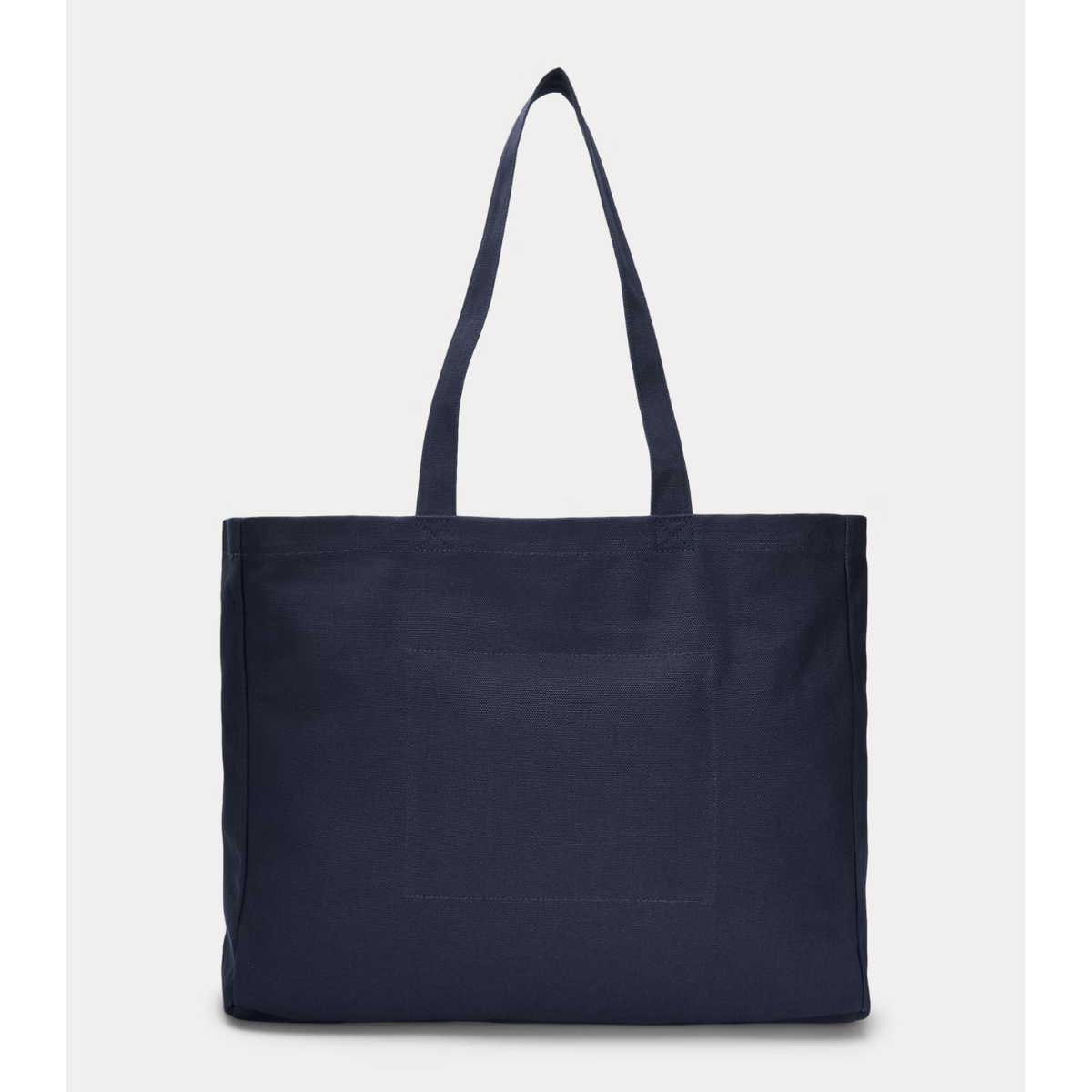 Polo Ralph Lauren Borsa in Tela Ricamata Unisex Tote Blu Navy Newport