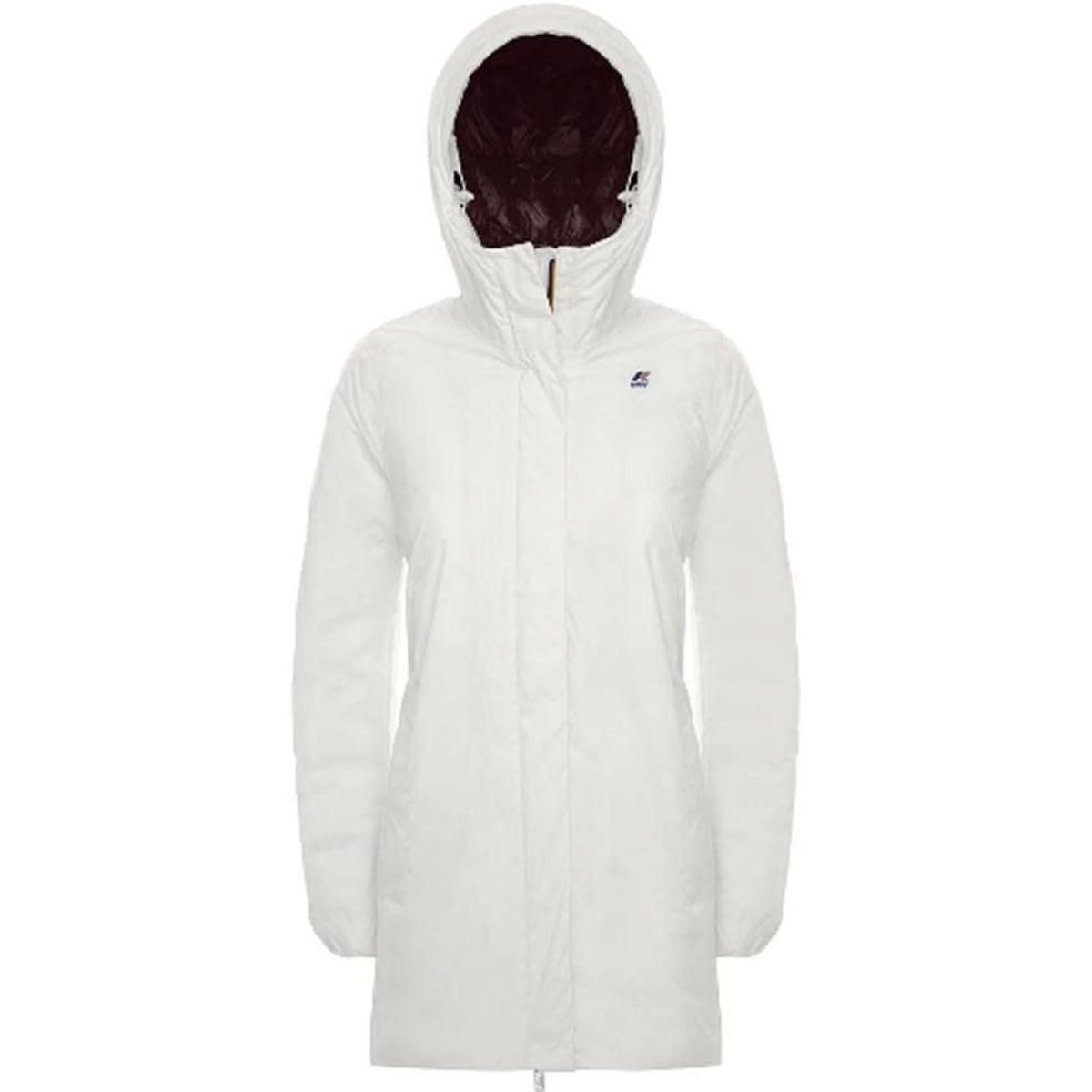 K-Way Giacca Donna Sophie Thermo Plus Bianco e Rosso