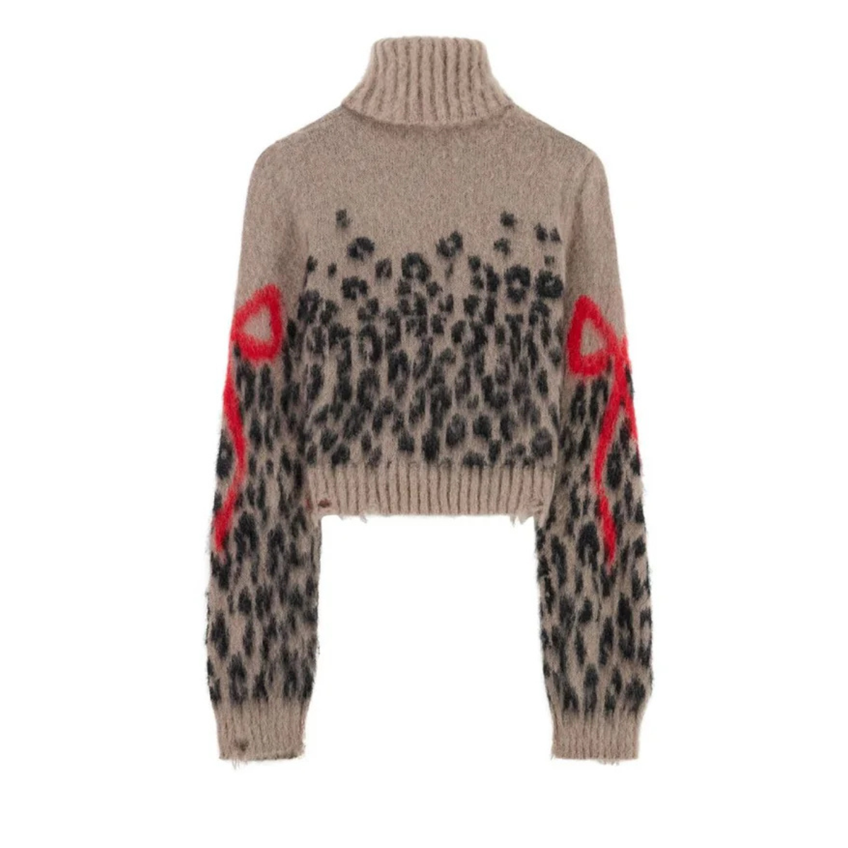 Aniye By Maglia in Misto Mohair Donna Crop Maku Flakes Talc