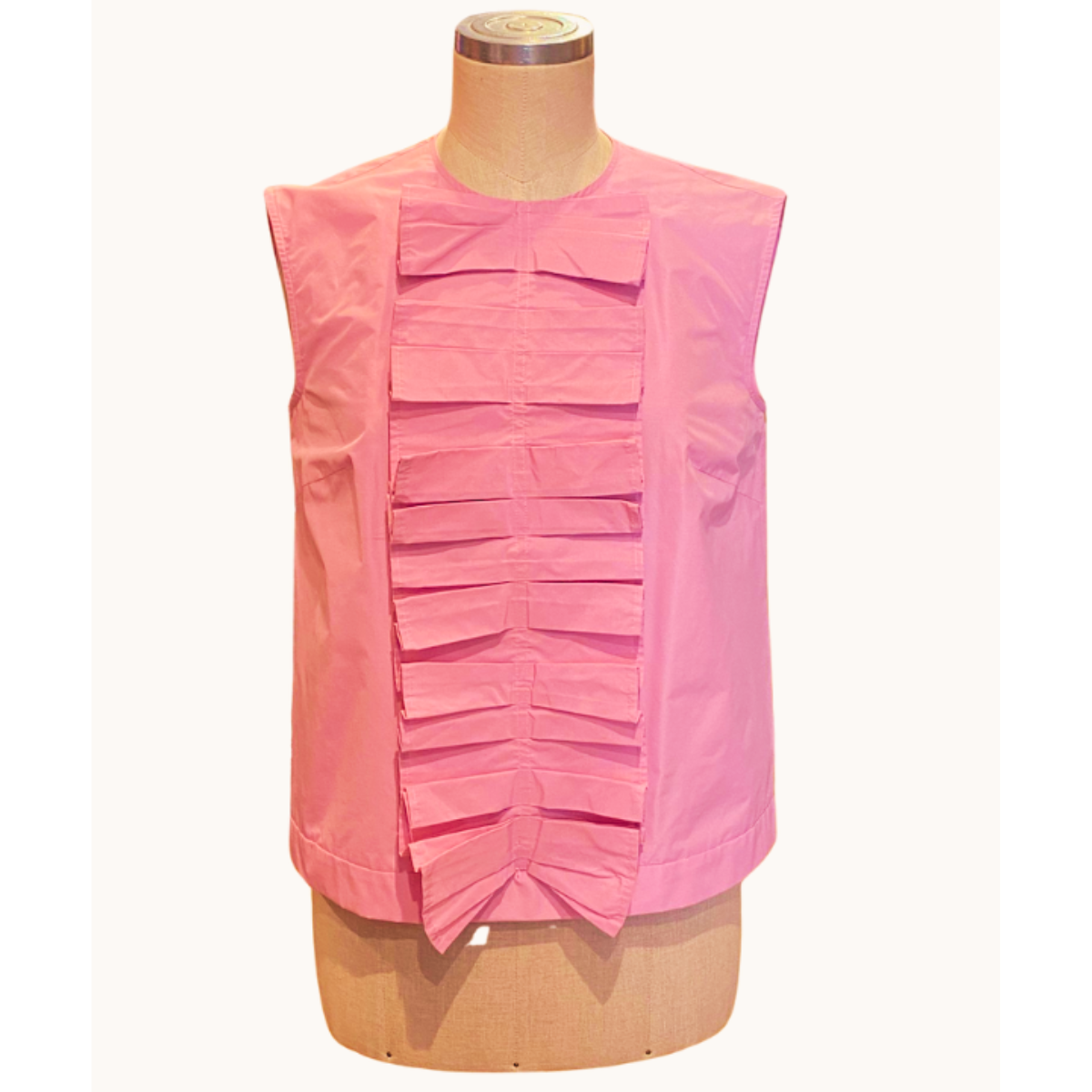 Hache Camicia Smanicata in Misto Cotone Minas Top Donna Rosa