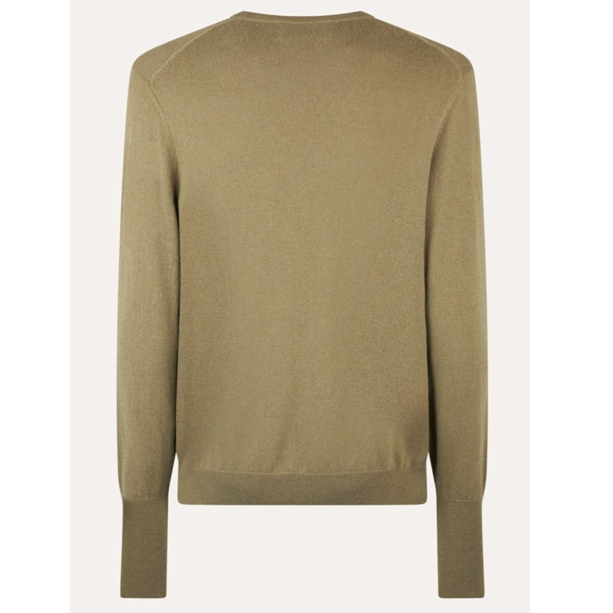 Ballantyne Maglione Girocollo in Cashmere Uomo Rombi Verde