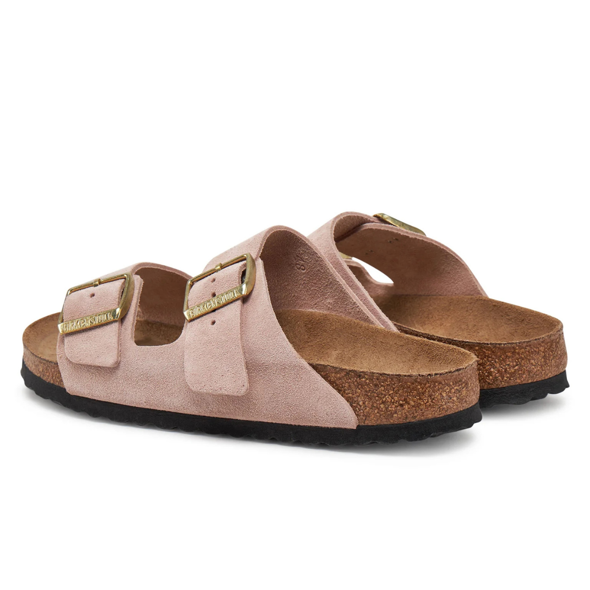Birkenstock Sandalo Arizona in Pelle Scamosciata Donna Light Rose
