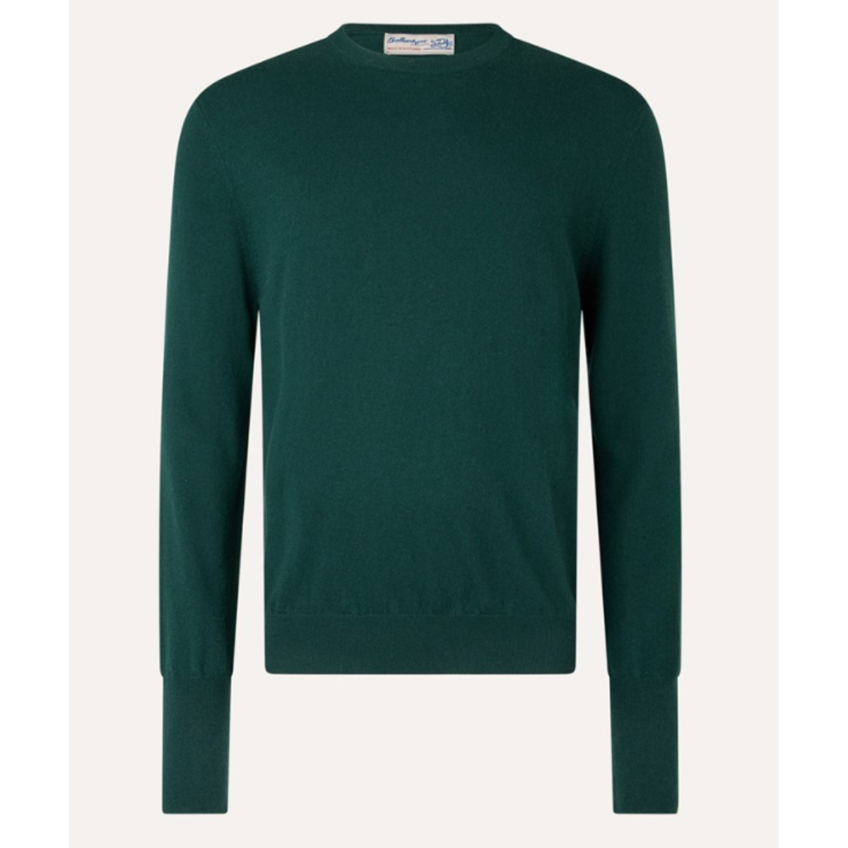 Ballantyne Maglione in Cashmere a Girocollo Uomo Vetro