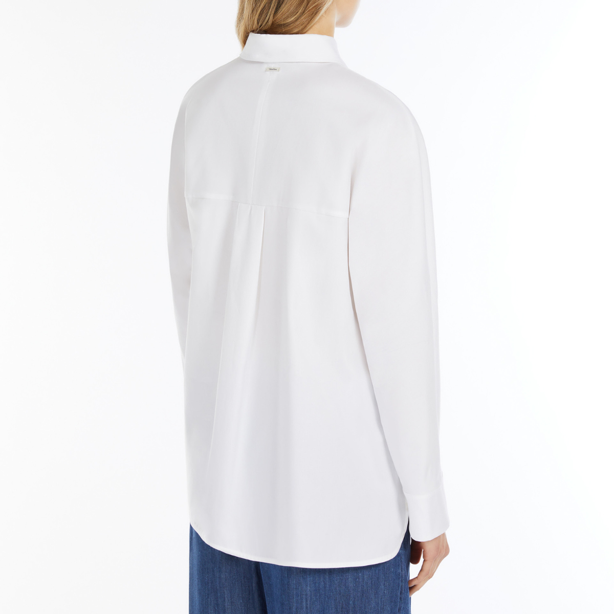 Max Mara Camicia in Cotone Donna Conero Bianco