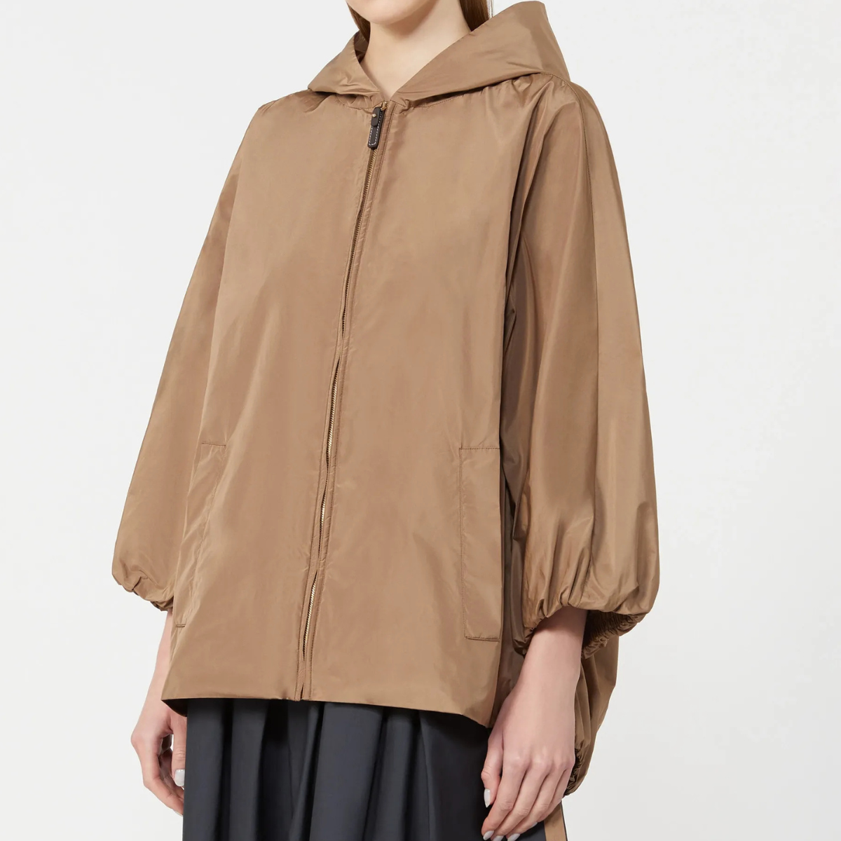 Max Mara Giacca in Taffetà antigoccia SMMPantone Donna Cammello