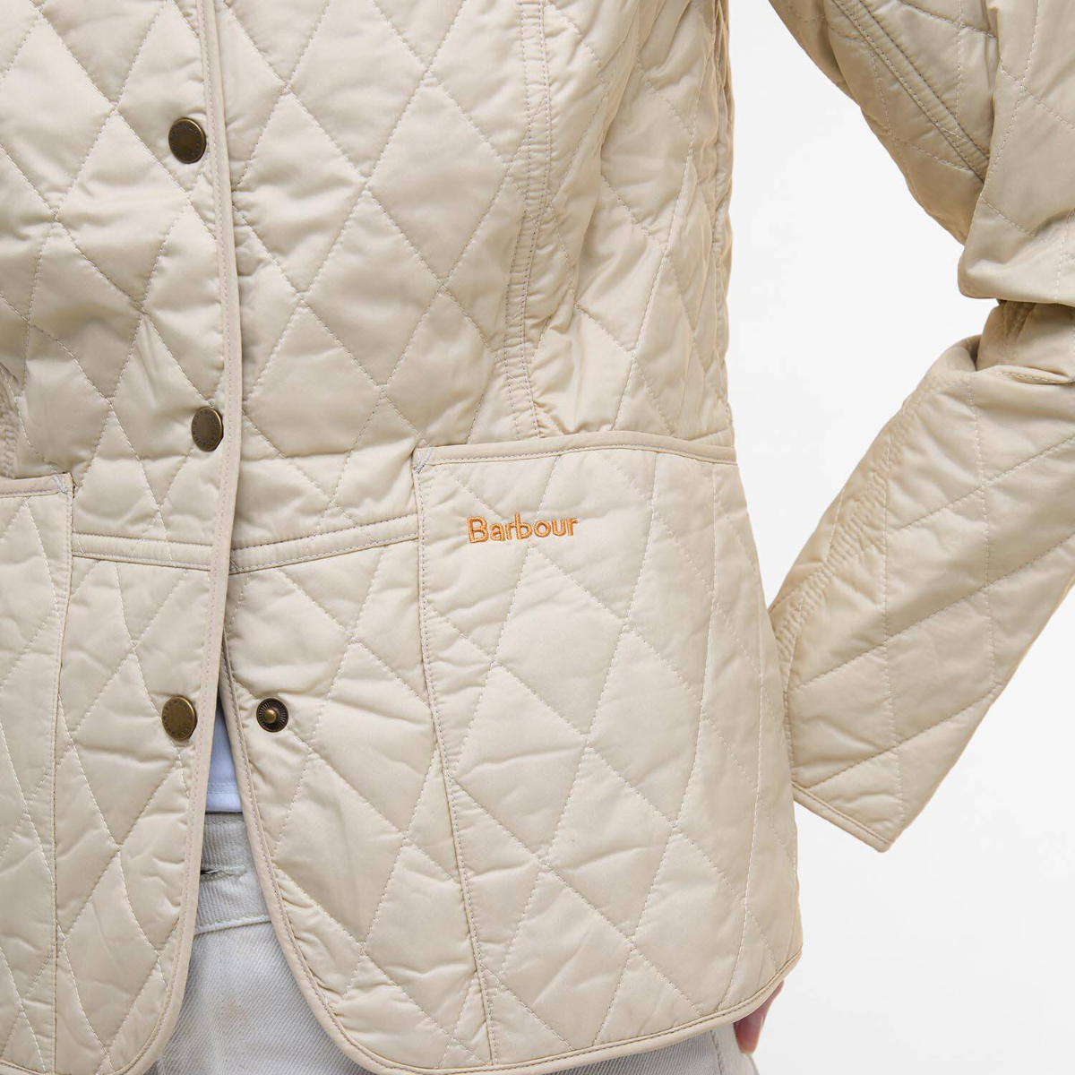 Barbour Giacca Trapuntata Summer Liddesdale Donna Panna