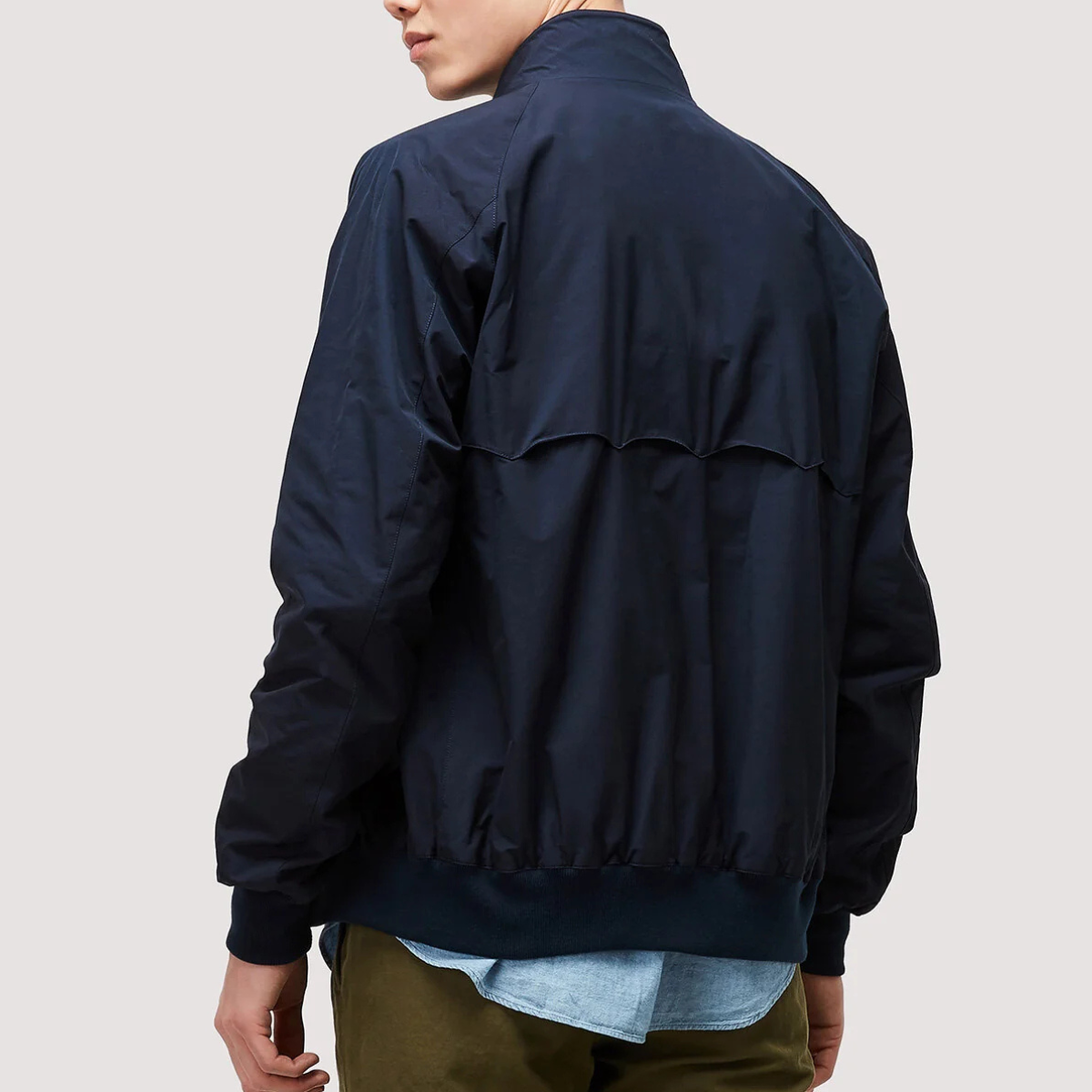 Baracuta Giacca in Cotone Uomo G9 Harrington Blu Navy