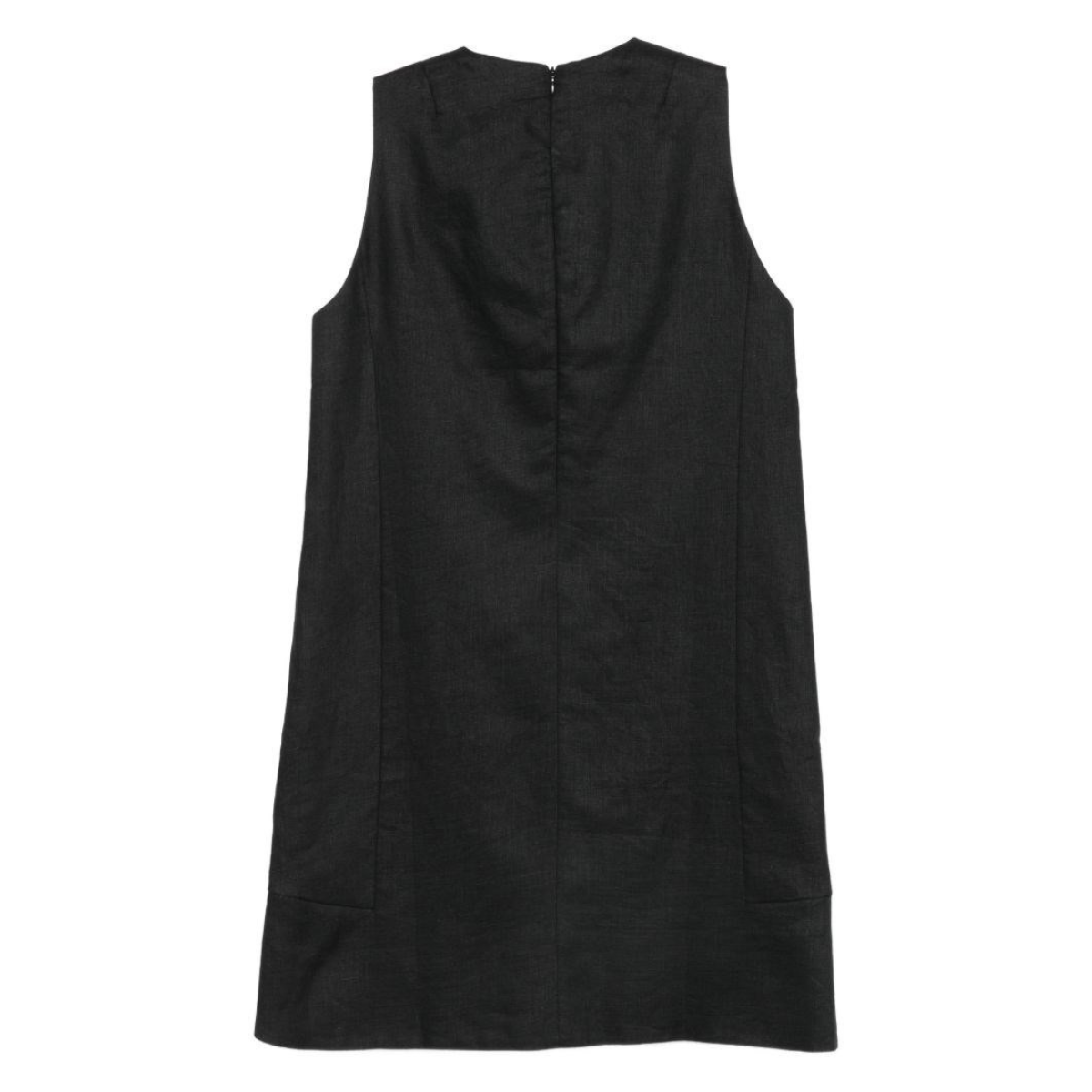 Semicouture Abito in Lino Donna Sheena Nero