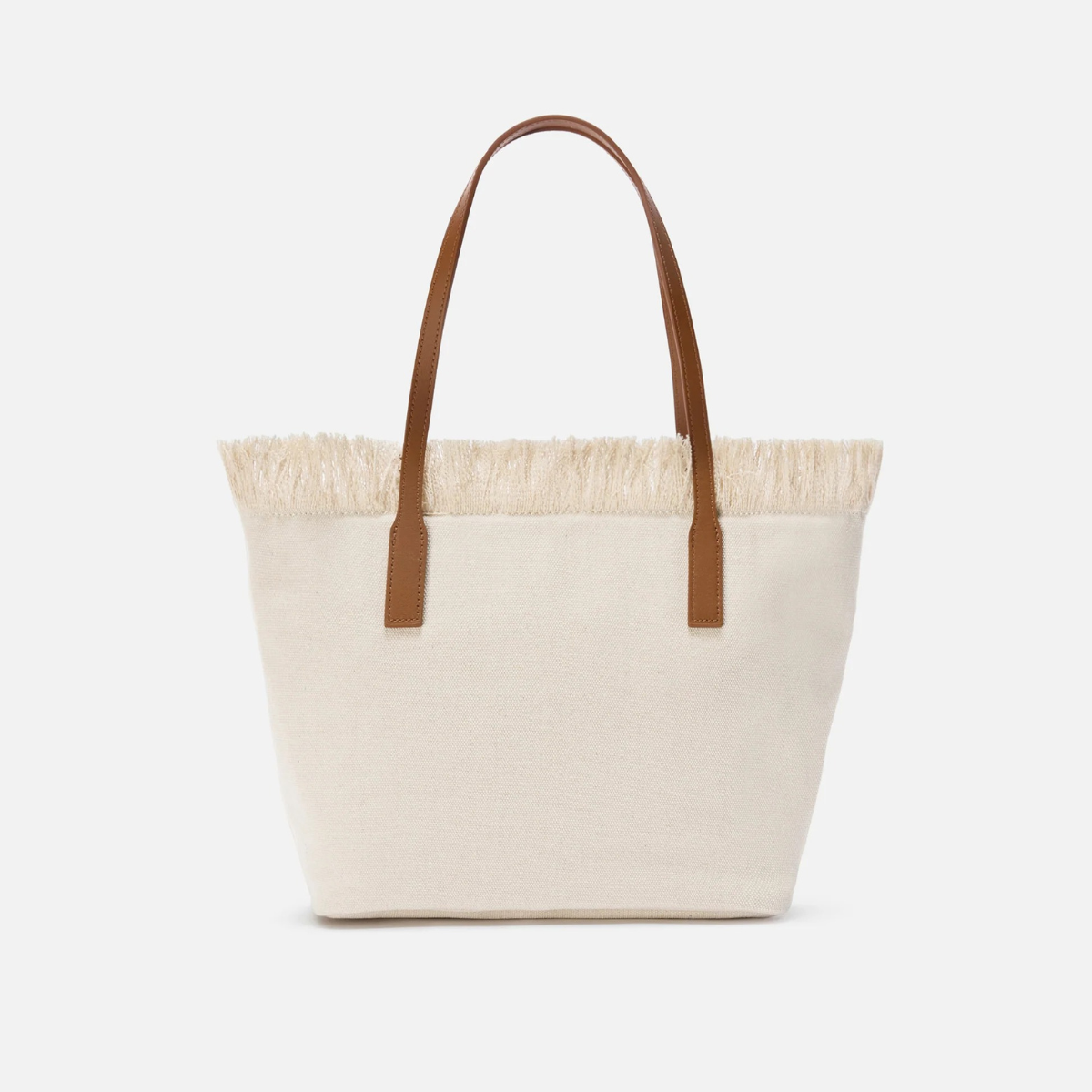 Mc2 Saint Barth Borsa Shopper City Medium in Canvas di Cotone Burro