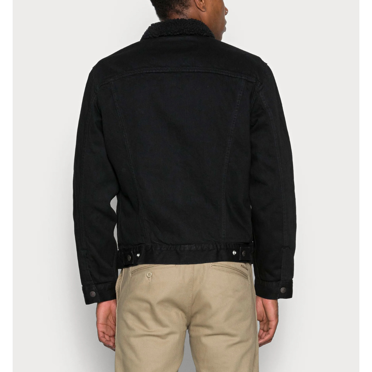Levi's Giacca in Sherpa Uomo Trucker Nero