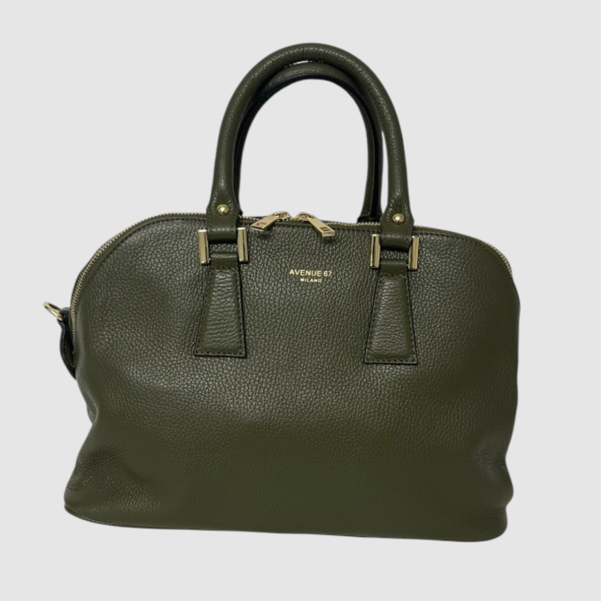 Avenue 67 Borsa in Pelle Morbida Fandango XS Verde Oliva