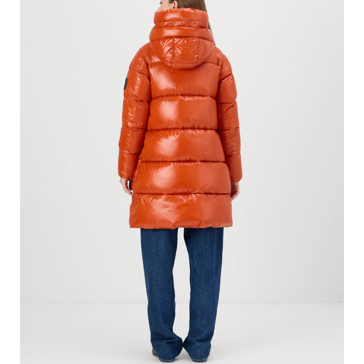 Save The Duck Piumino Lungo Donna Isabel Arancio