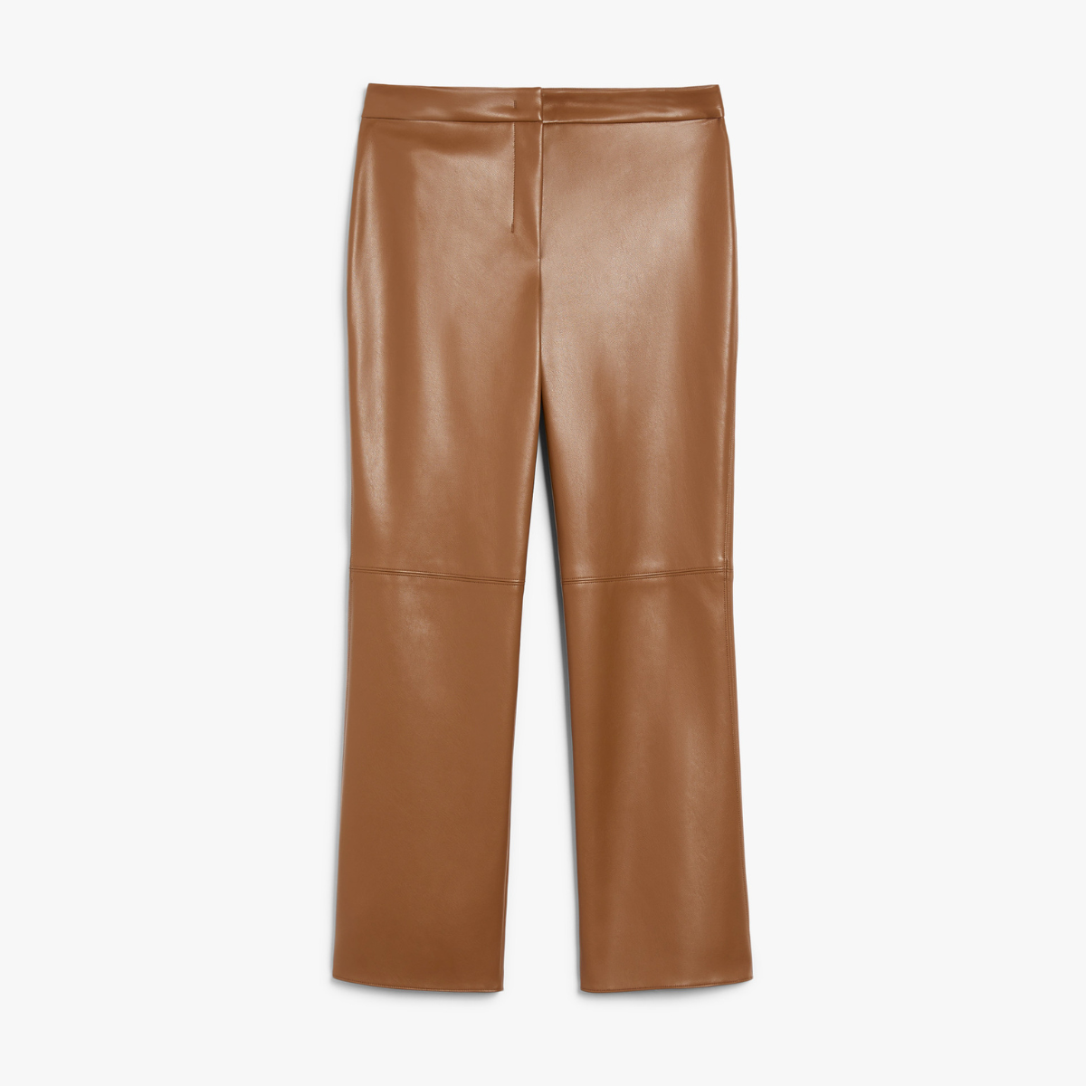 Max Mara Pantalone in Tessuto Spalmato Donna Sublime Cammello