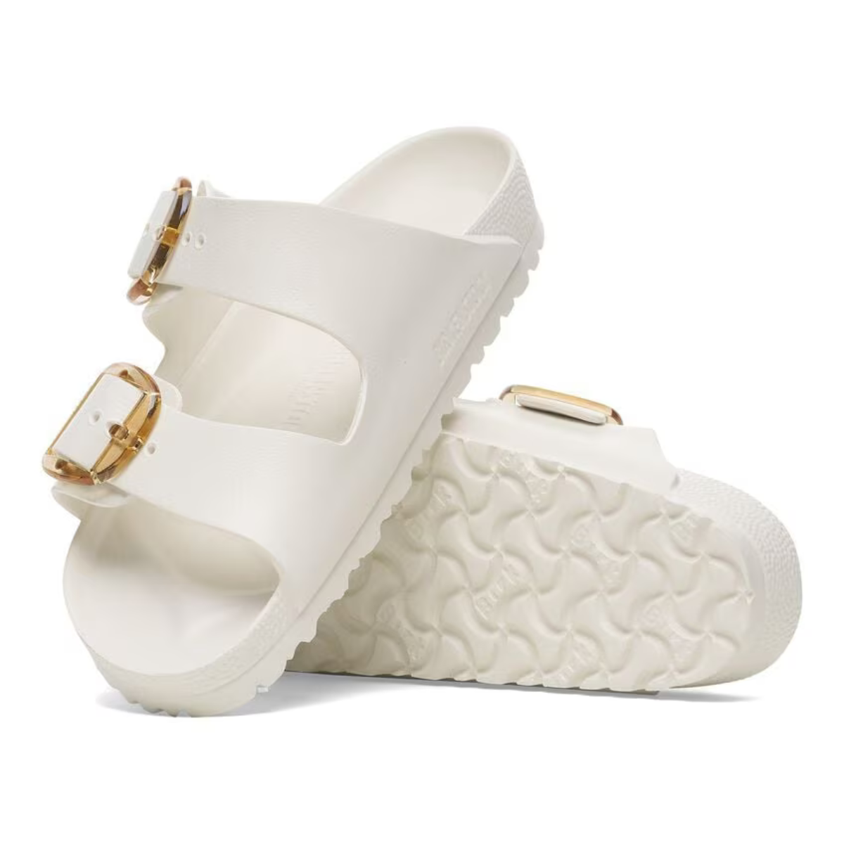 Birkenstock Sandalo in EVA Big Buckle Donna Eggshell