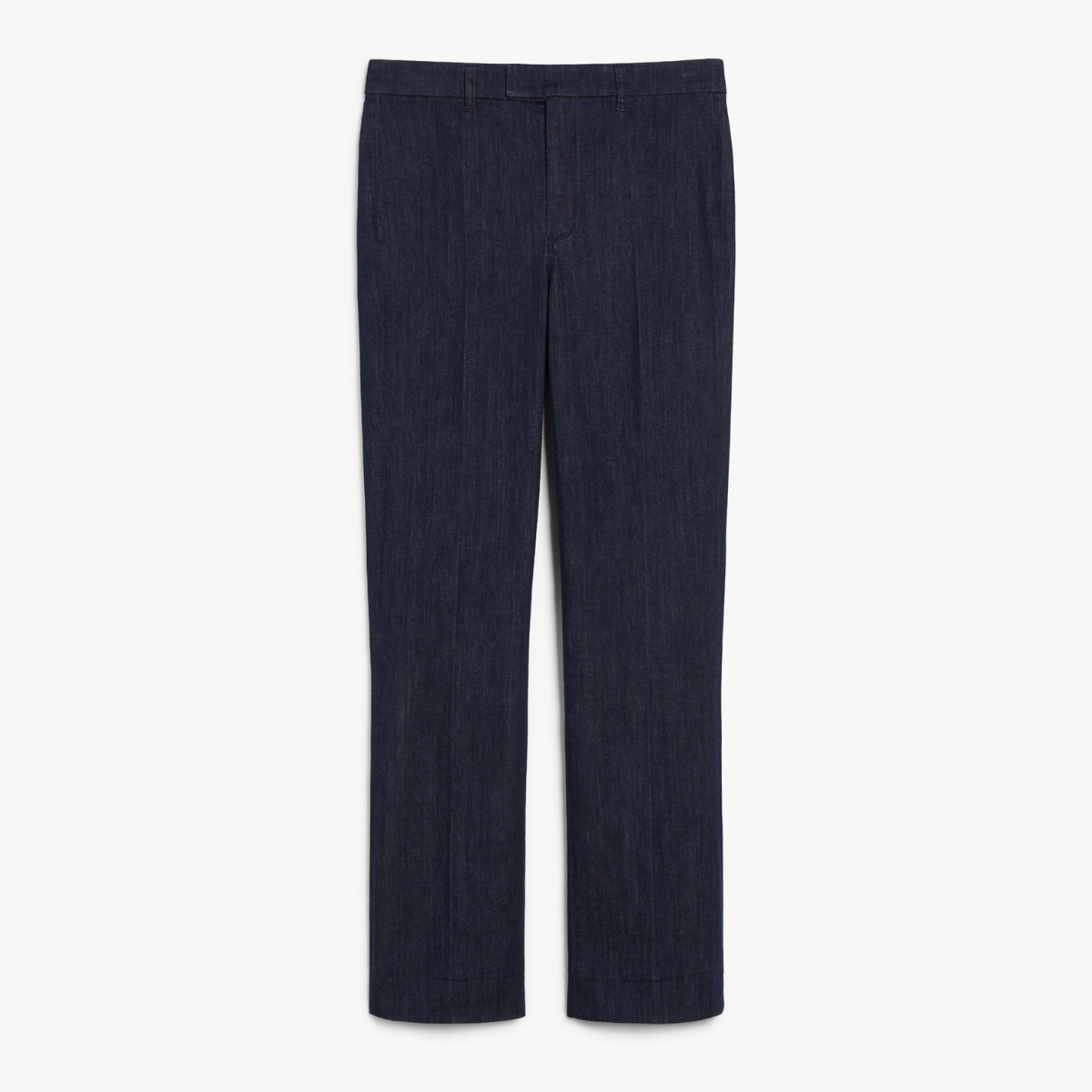 Max Mara Pantalone in Denim Elasticizzato Donna Uberti Blu Notte
