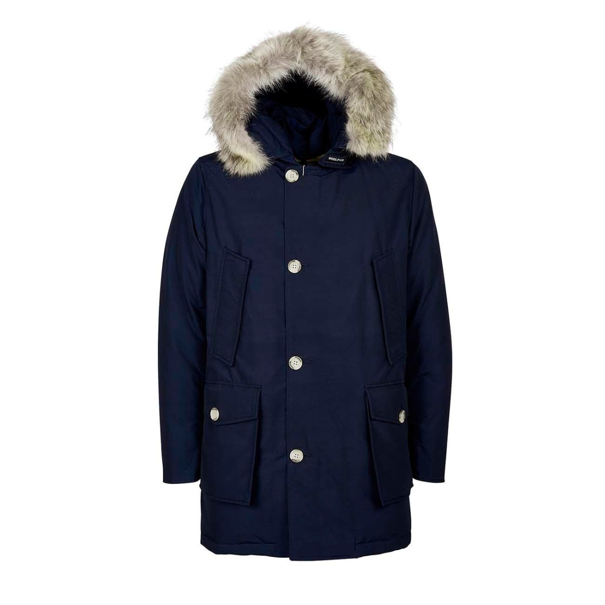 Woolrich Parka Uomo Arctic Parka DF Melton Blu