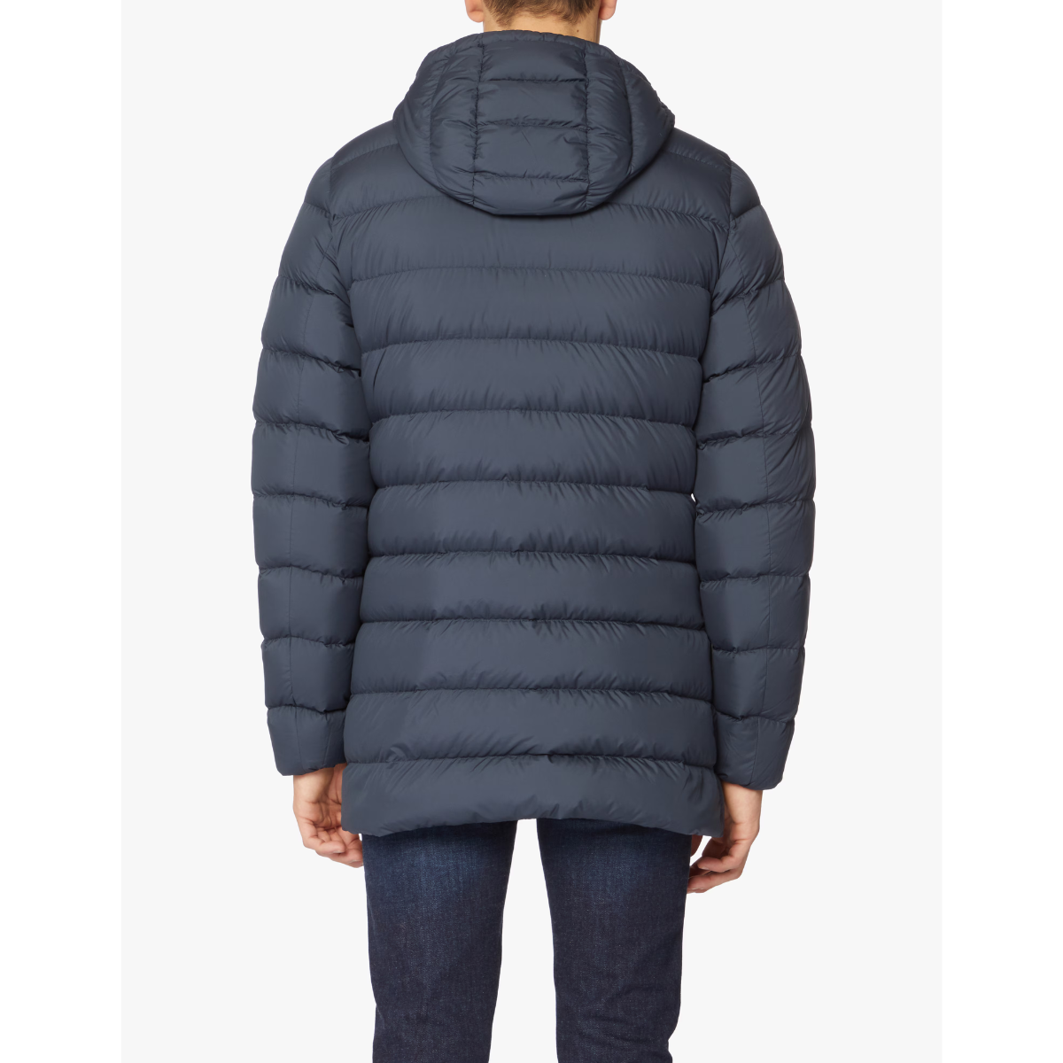 Woolrich Parka Imbottito Uomo Sierra Detachable Hood Parka Melton Blue