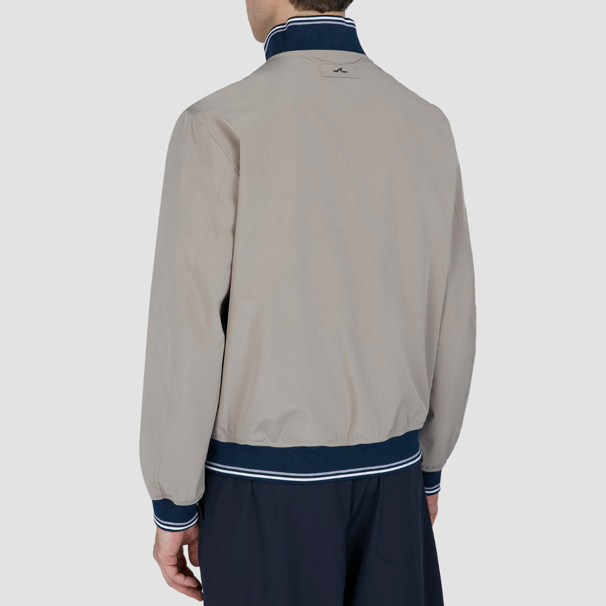 Paul & Shark Bomber con Profili a Righe Uomo Beige