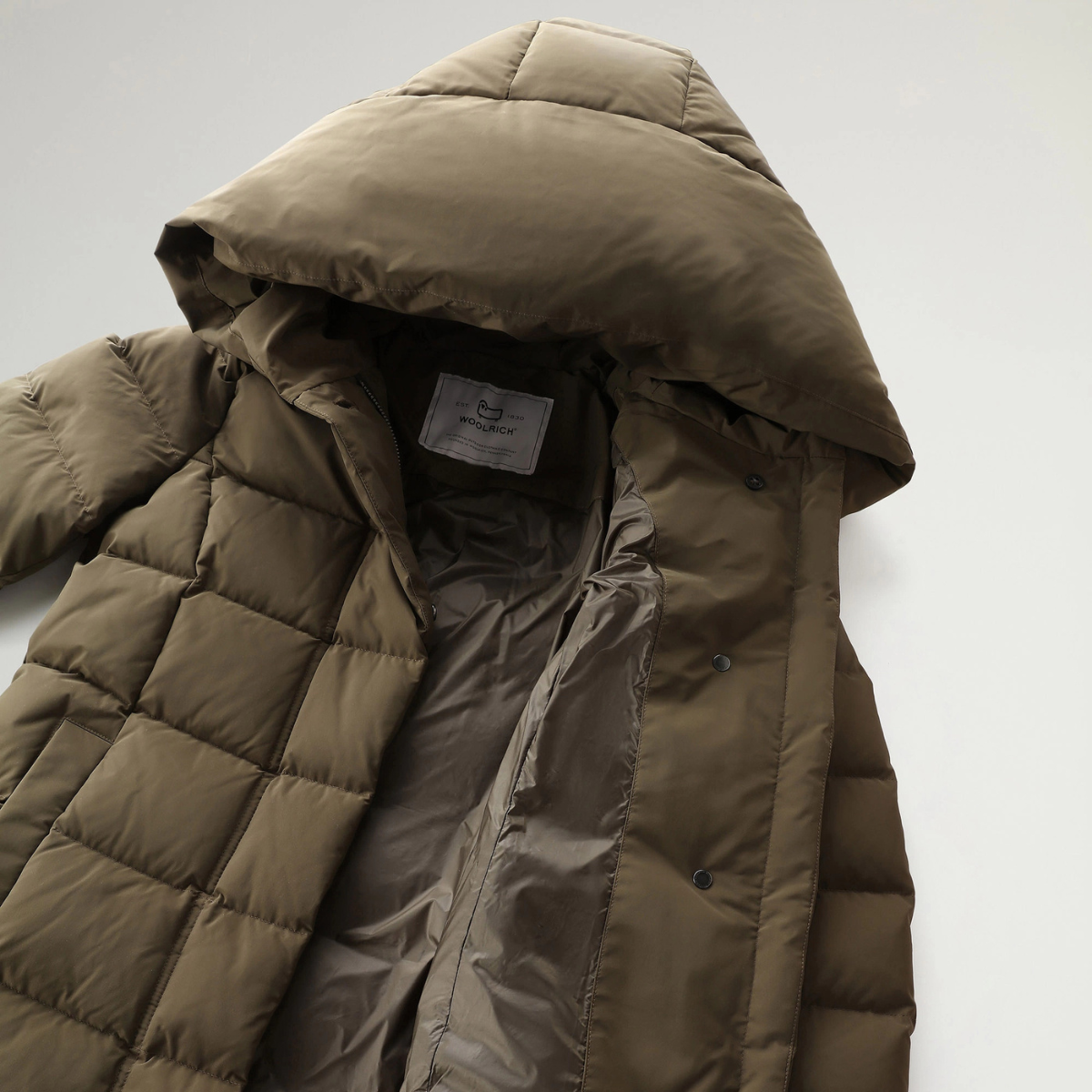 Woolrich Parka Trapuntato Puffy Prescott Donna Dark Green