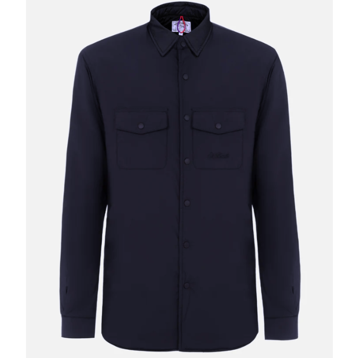 MC2 Saint Barth Camicia Imbottita Uomo Chalet Blu Scuro