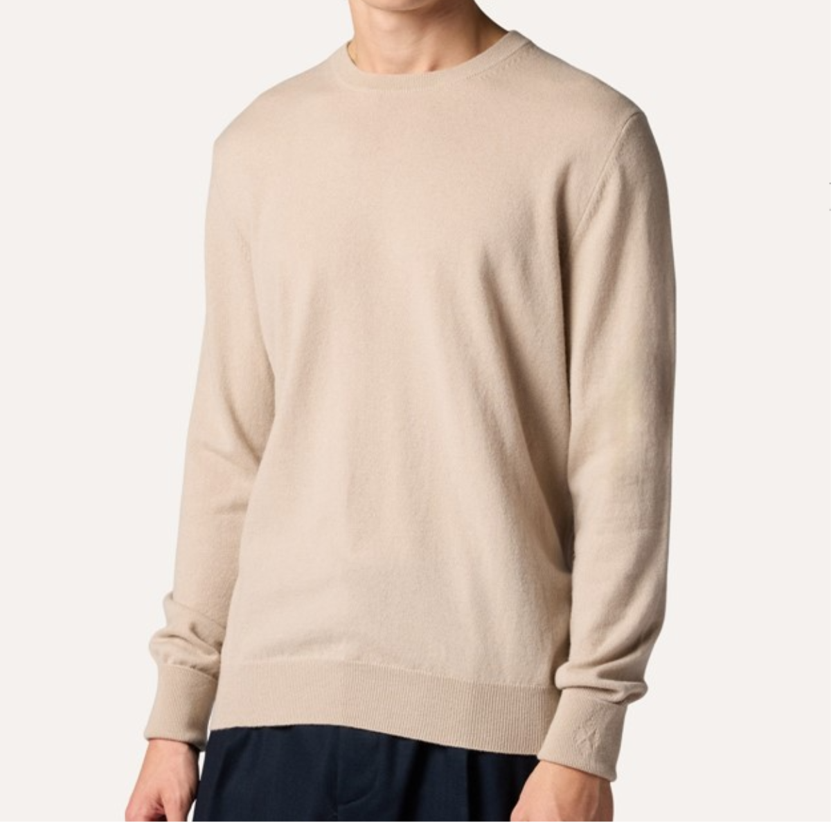 Ballantyne Maglione in Cashmere a Girocollo Uomo Silk Rain