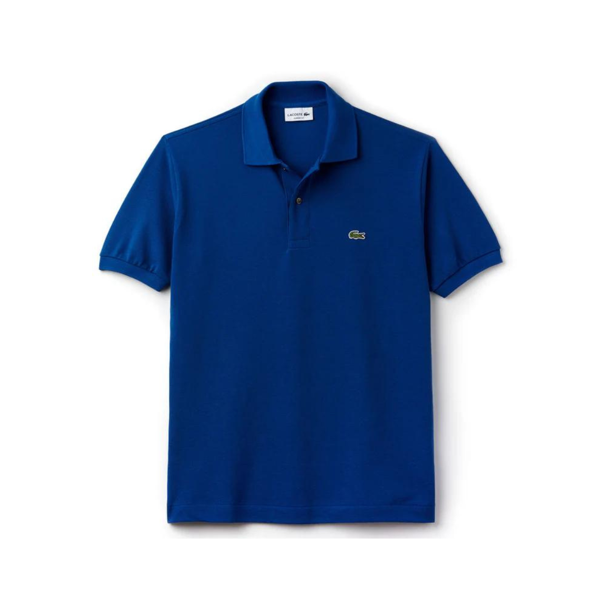 Lacoste Polo Manica Corta in Cotone L Uomo Blu Cobalto