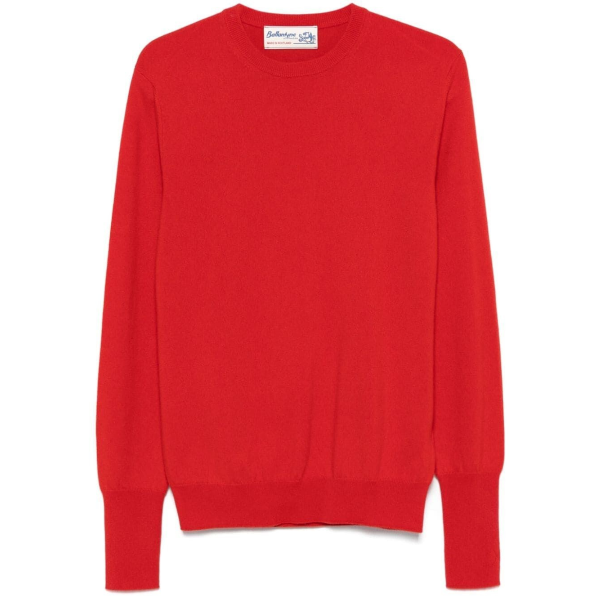 Ballantyne Maglione in Cashmere a Girocollo Uomo Rossancio