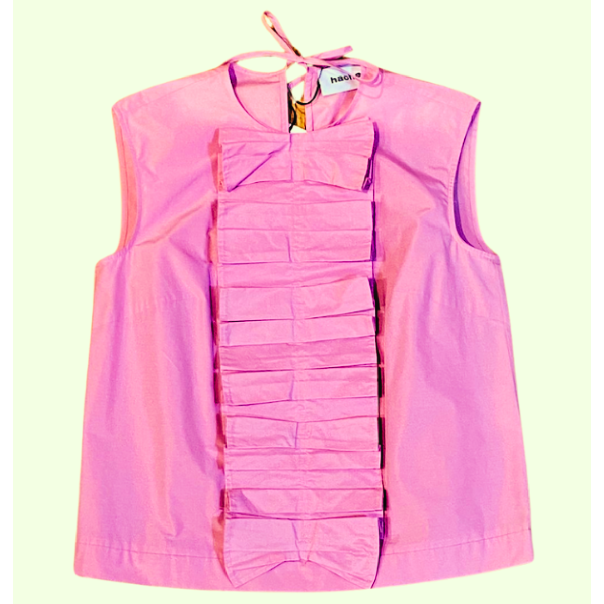 Hache Camicia Smanicata in Misto Cotone Minas Top Donna Rosa