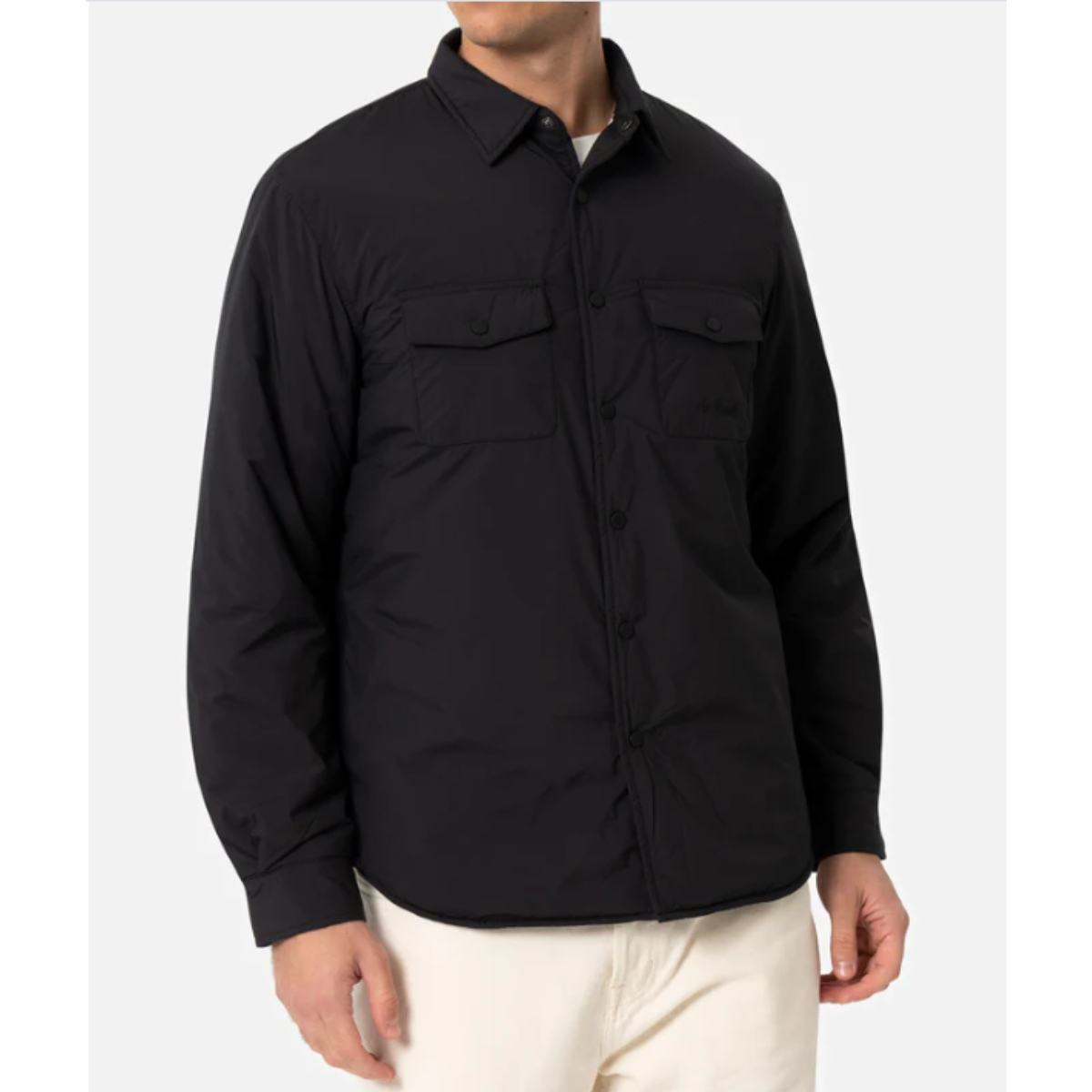 MC2 Saint Barth Camicia Imbottita Uomo Chalet Blu Scuro
