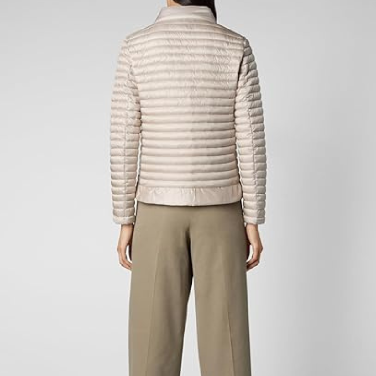 Save the Duck Giubbetto in Nylon Donna Alyssa Beige Chiaro
