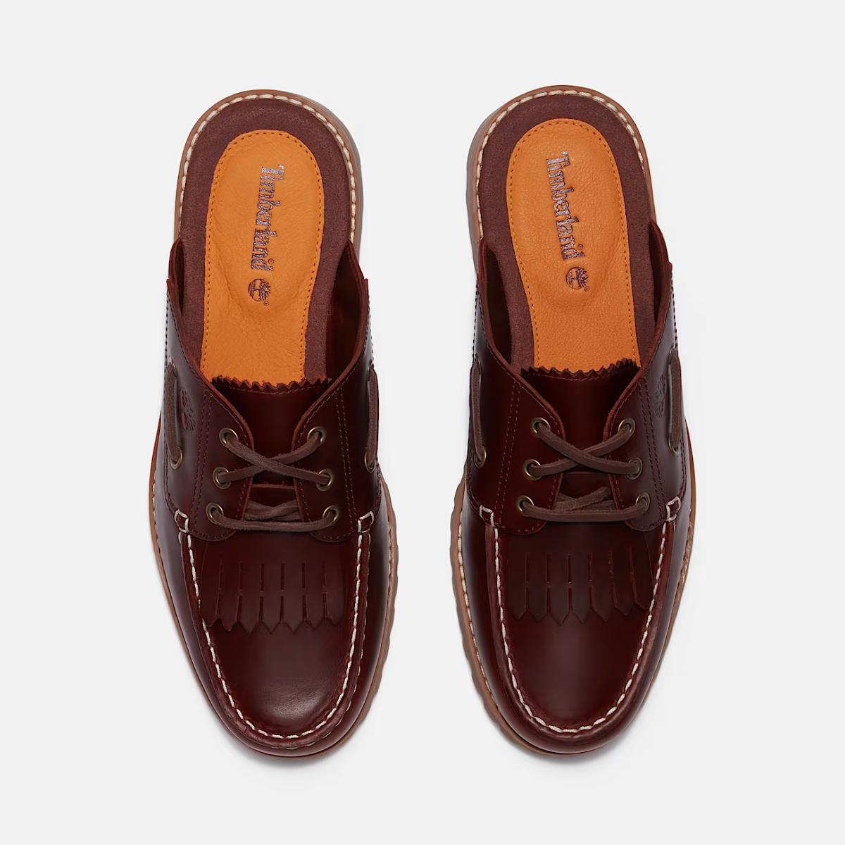 Timberland Mule Authentic in Pelle Donna Bordeaux