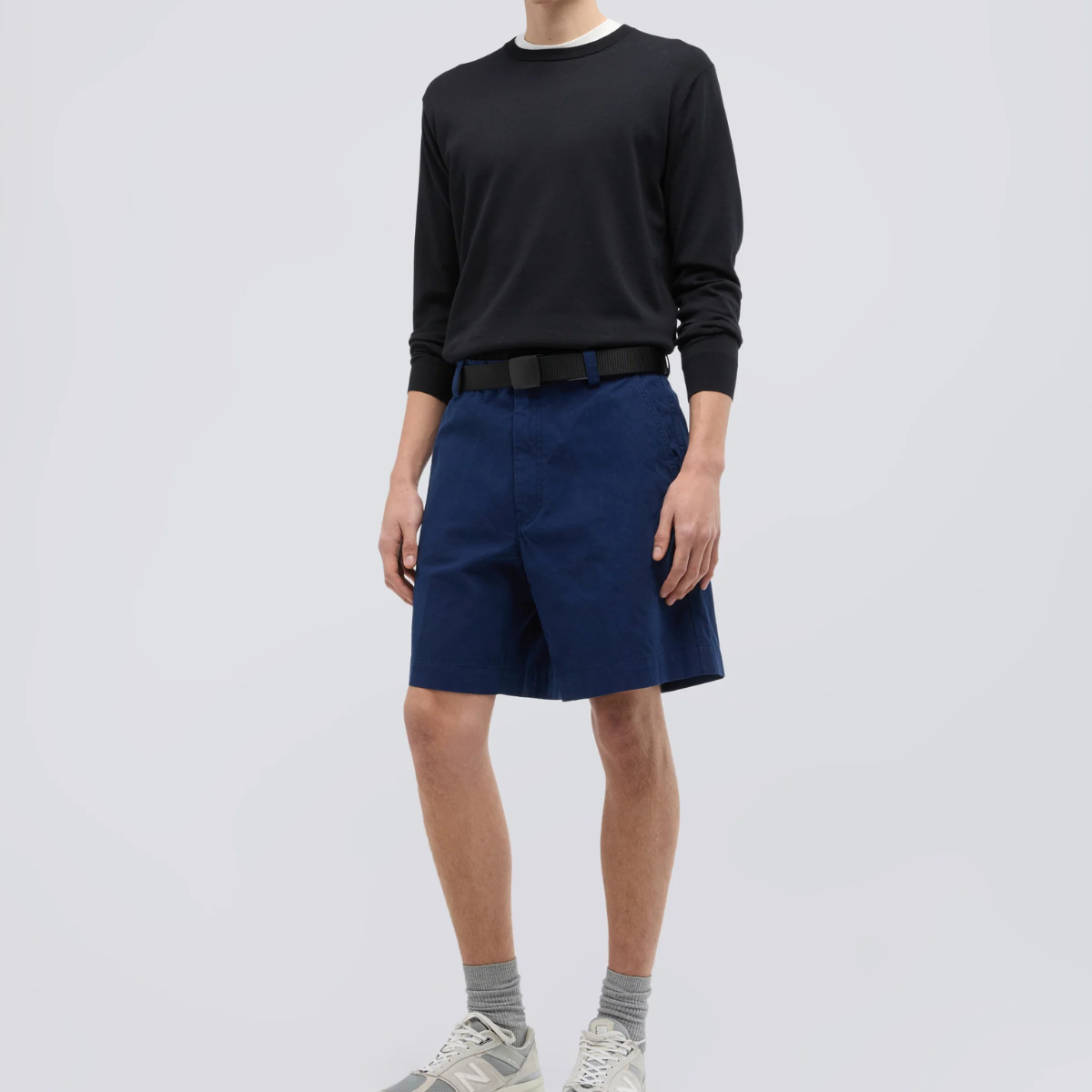 Aspesi Maglia a Girocollo in Cotone Uomo Nero