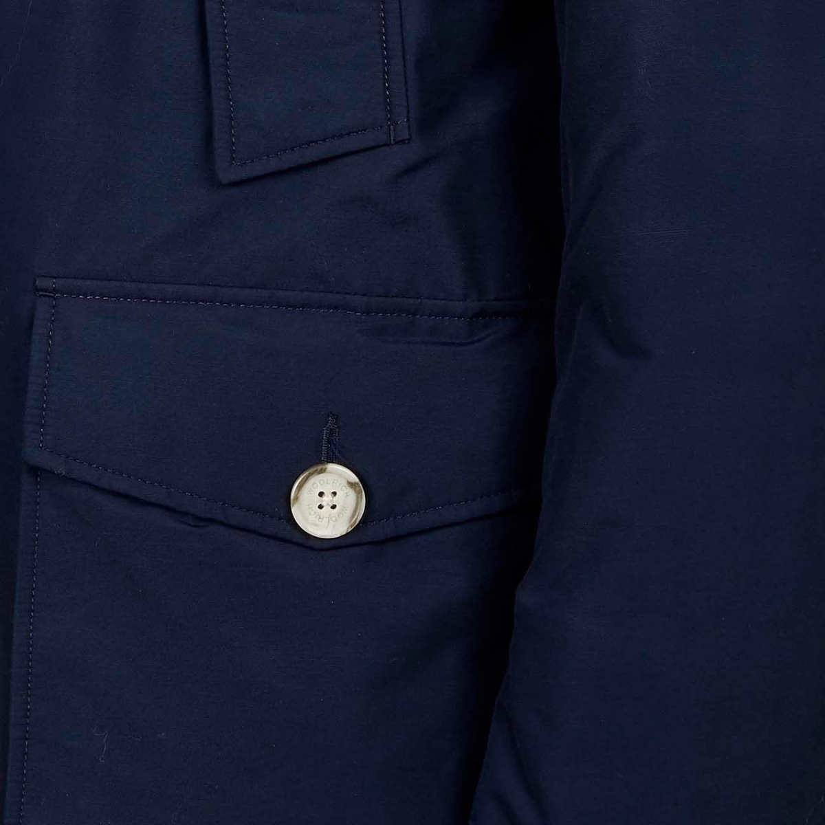 Woolrich Parka Uomo Arctic Parka DF Melton Blu