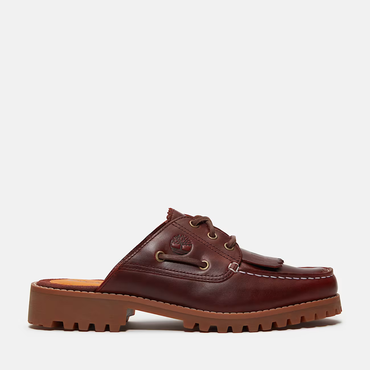 Timberland Mule Authentic in Pelle Donna Bordeaux