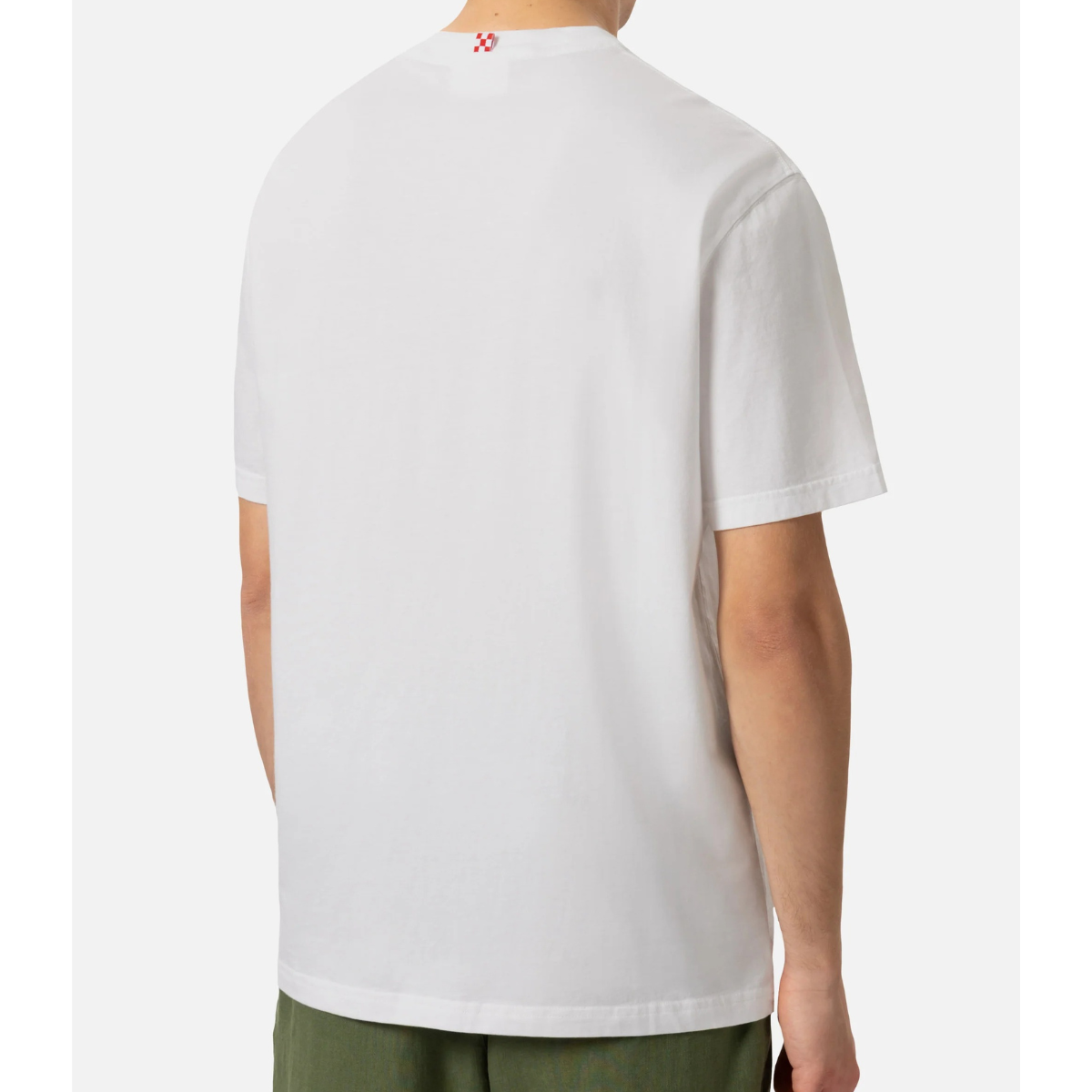 Mc2 Saint Barth T-Shirt in Cotone Portofino Uomo Beach Club Bianco