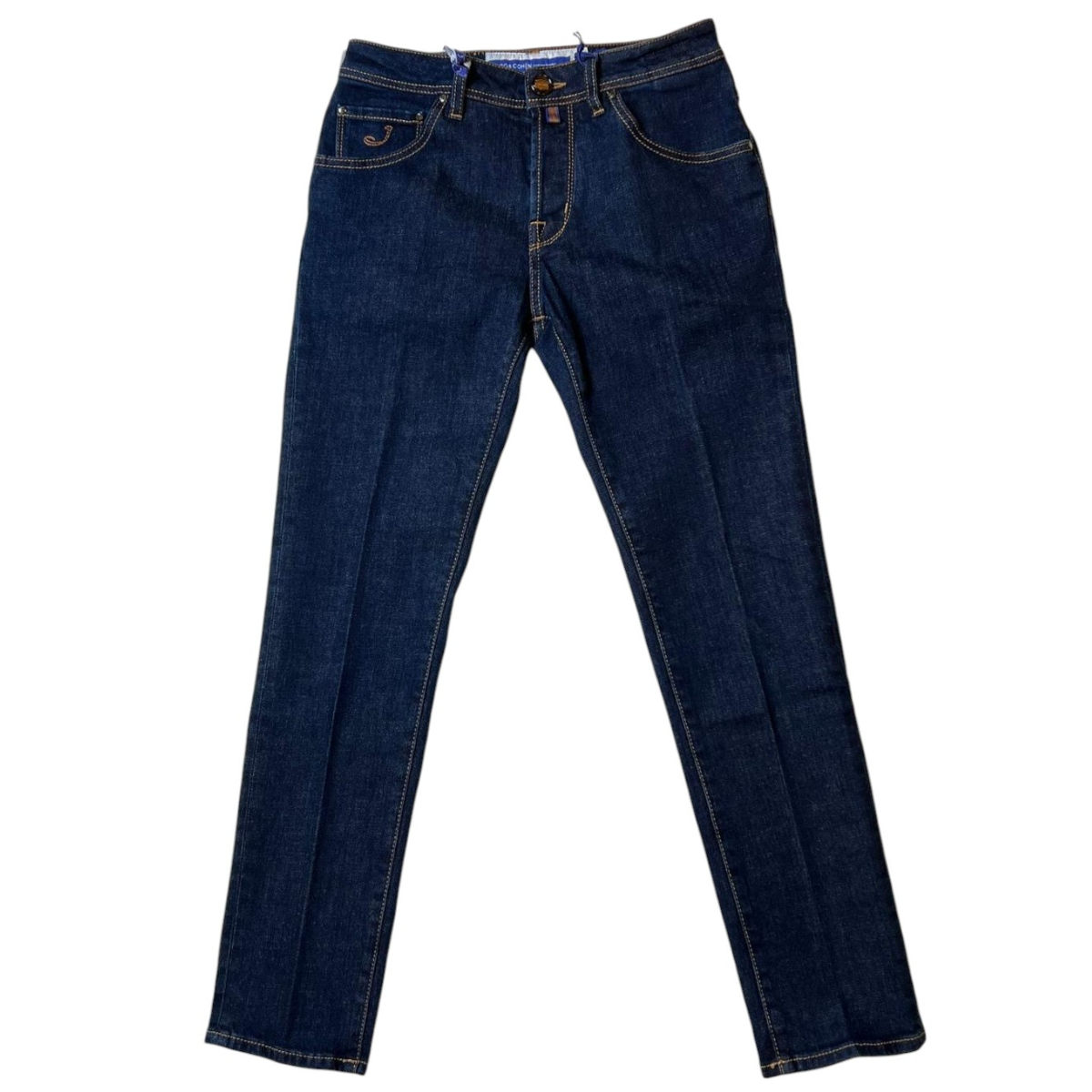 Jacob Cohën Jeans Scott Slim Cropped Uomo Blu Notte