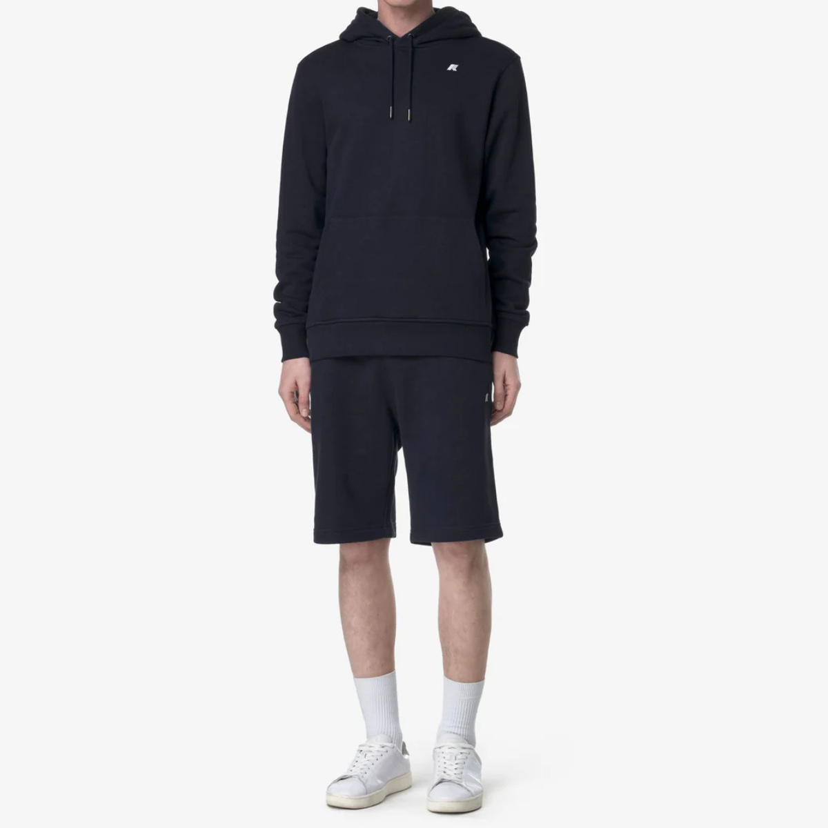 K-Way Shorts in Cotone Erik French Terry Uomo Blue Depth